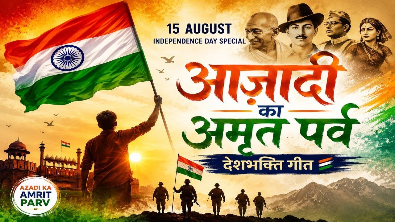Patriotic songs that celebrate the spirit and pride of India with heartfelt lyrics.